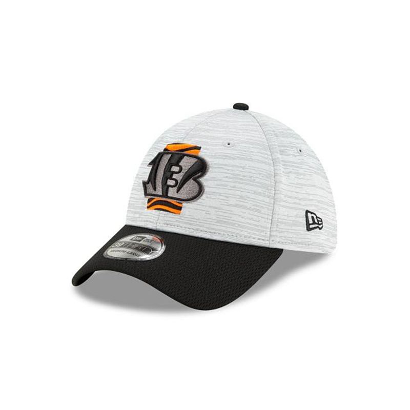 NFL Cincinnati Bengals Official Training 39Thirty Stretch Fit (REH1975) - Black New Era Caps